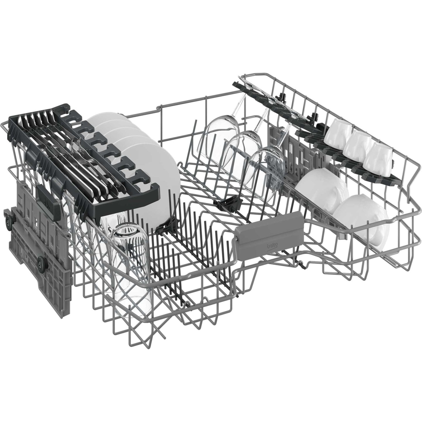 Beko Freestanding Full-Sized Dishwasher - BDFN26430X