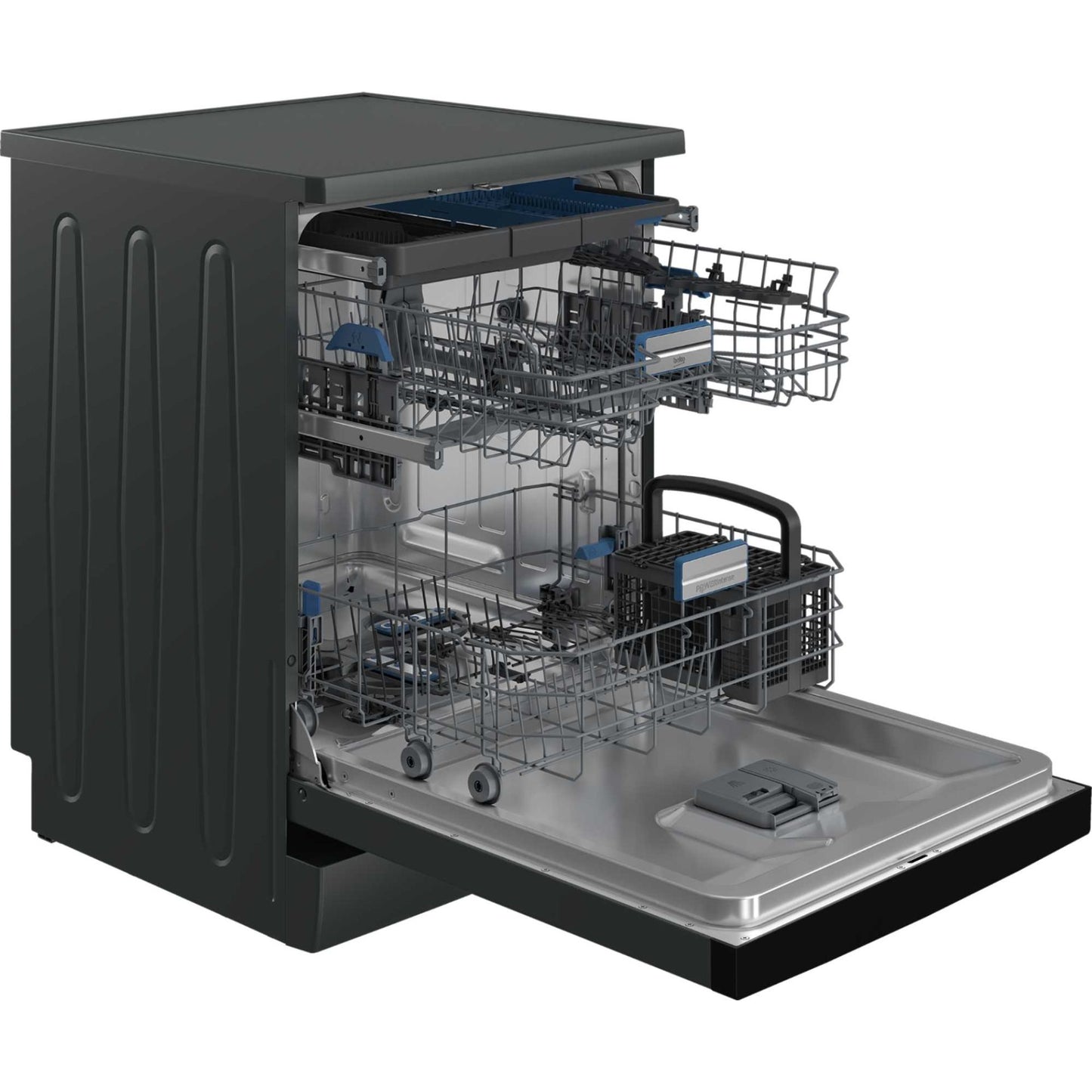 Beko BDFN36540PA 60cm 15 Place Setting Dishwasher - Grey