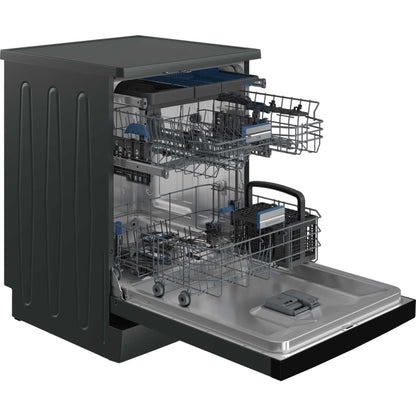 Beko BDFN36540PA 60cm 15 Place Setting Dishwasher - Grey