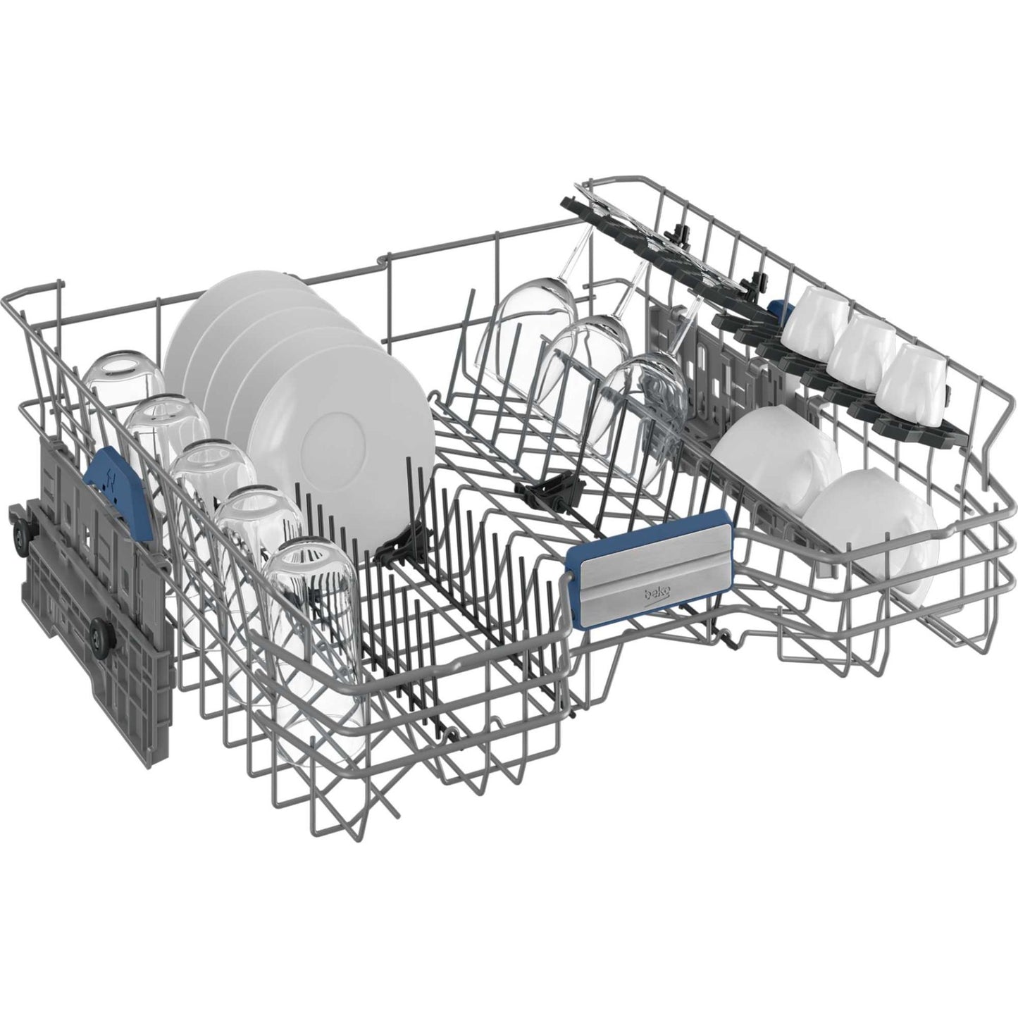 Beko BDFN36540PA 60cm 15 Place Setting Dishwasher - Grey