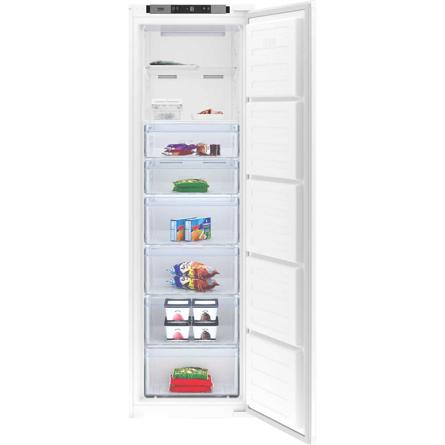 Beko Built-In Tall Freezer Frost Free - BFFD4577