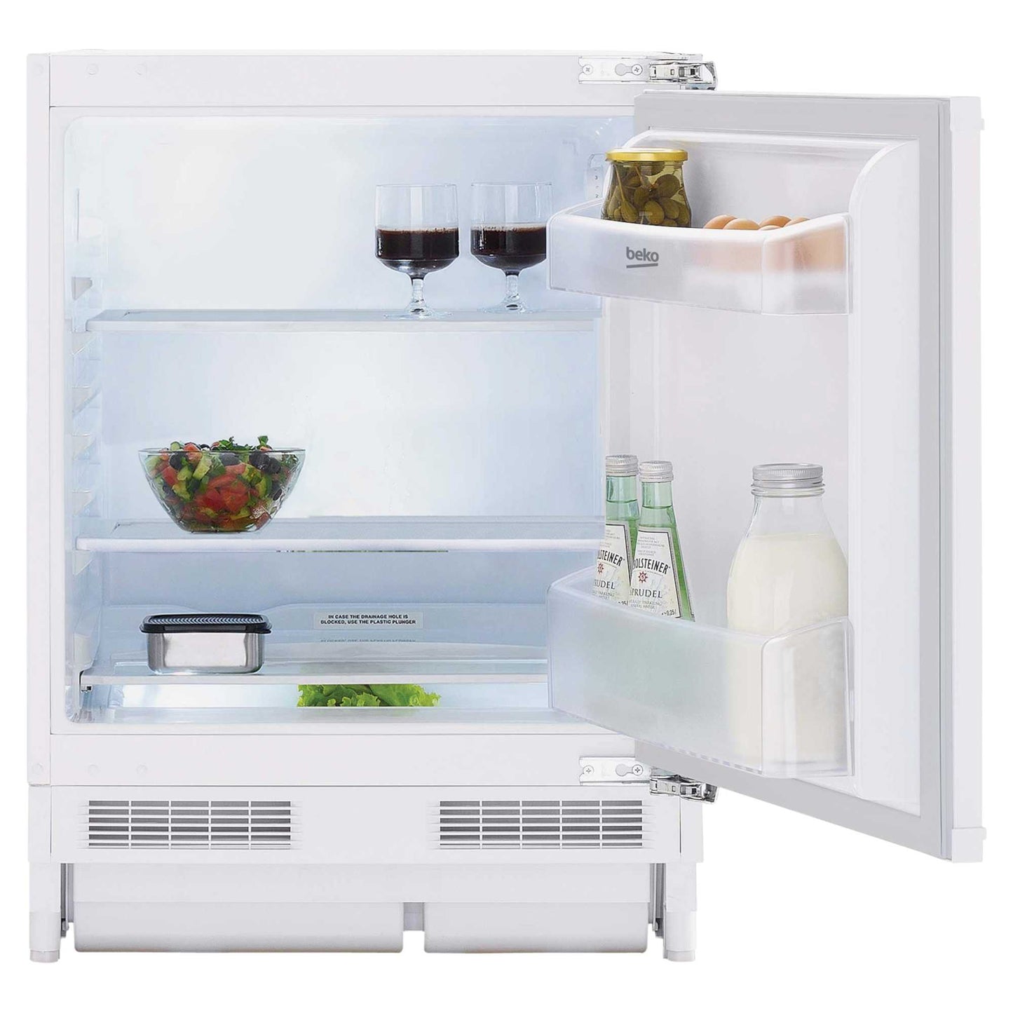 Beko Built-In Undercounter Larder Fridge - BLS4682