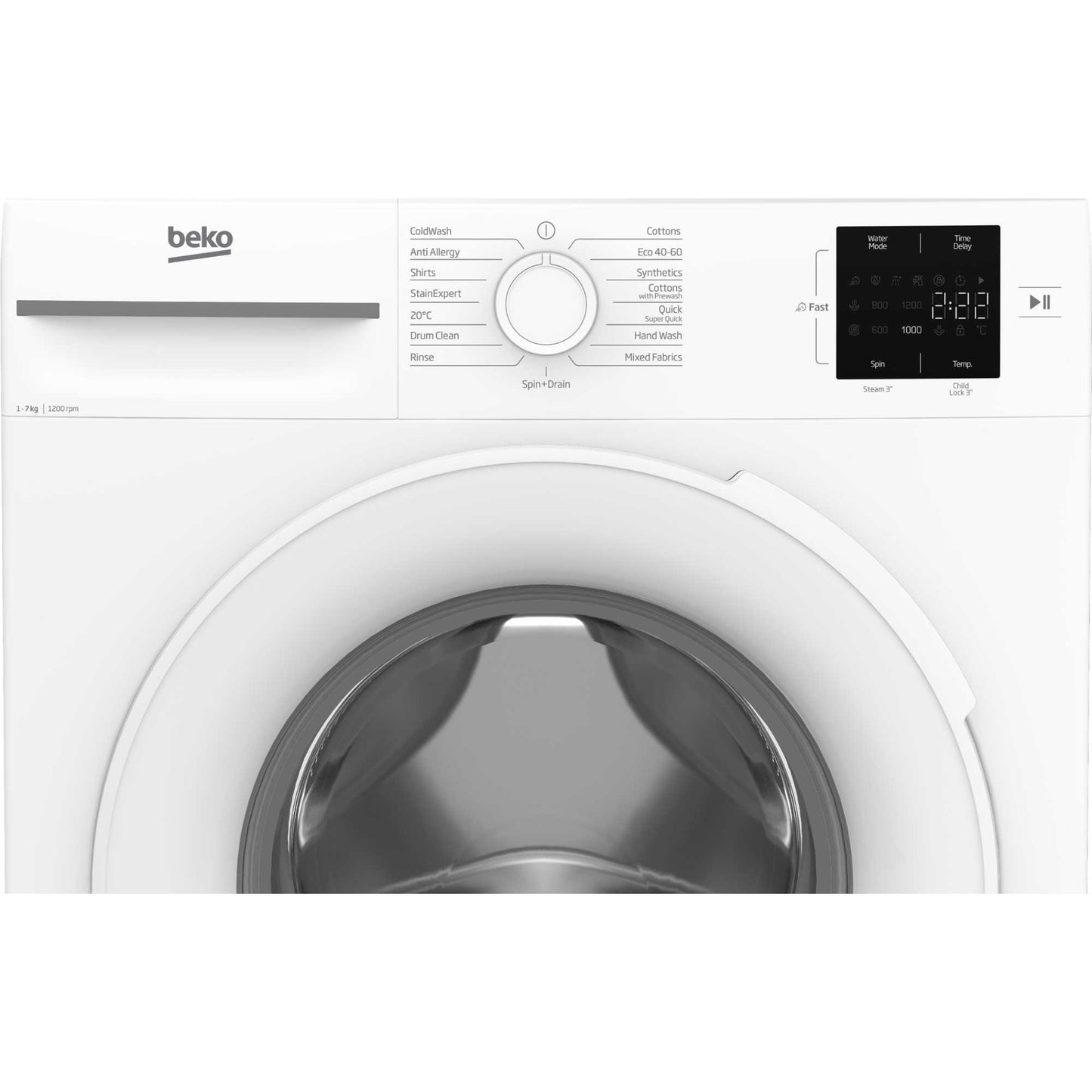 Beko BM1WT3721W 7kg 1200rpm Washing Machine - White