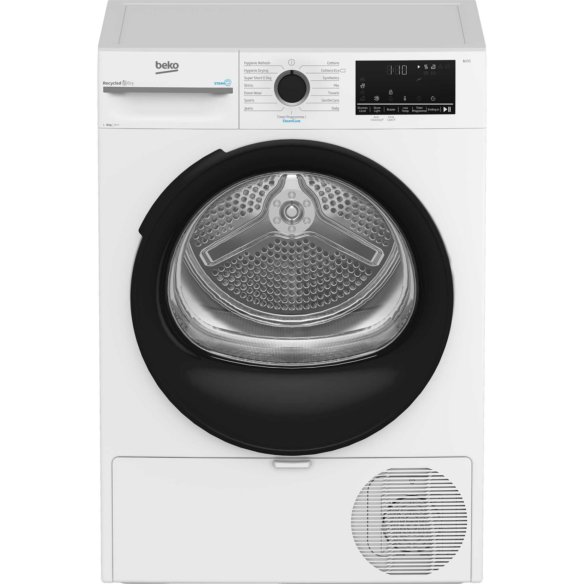 Beko 8kg Heat Pump Tumble Dryer - BM3T3833W