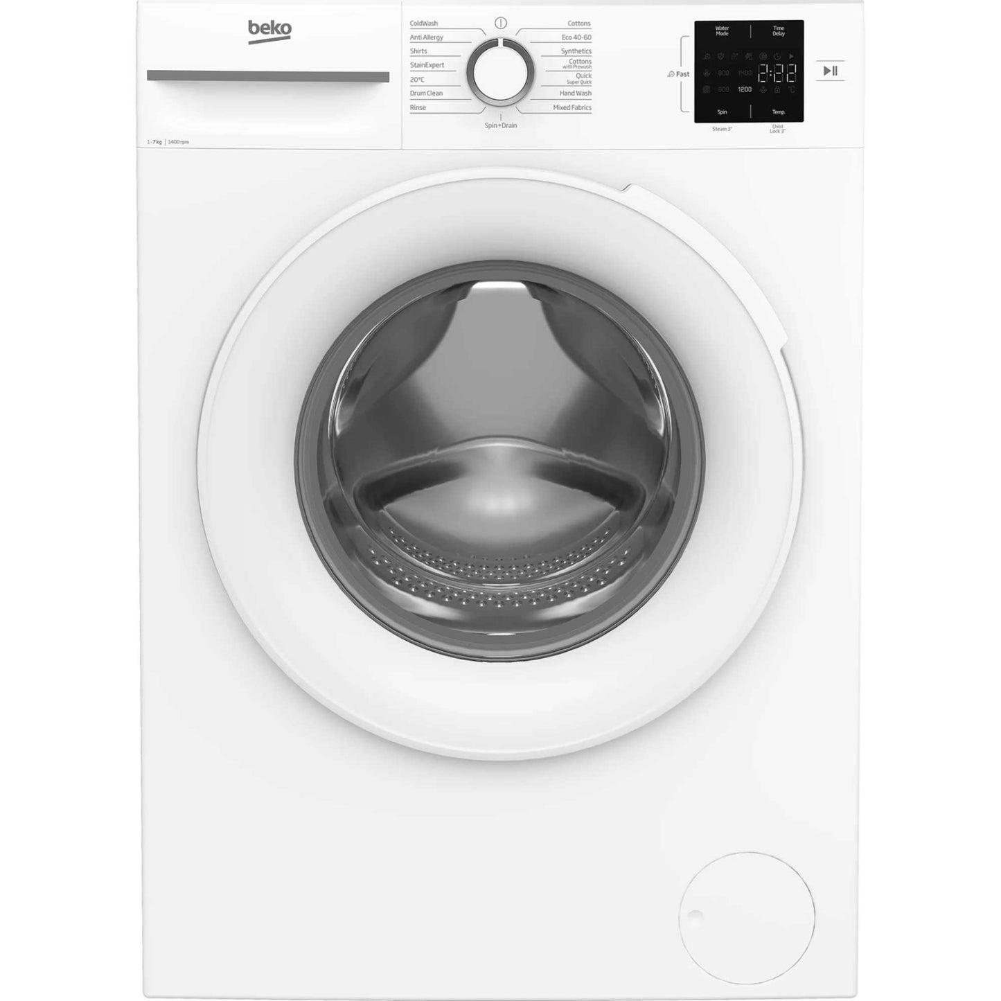 Beko 7kg 1400rpm Washing Machine - BM3WT3741W