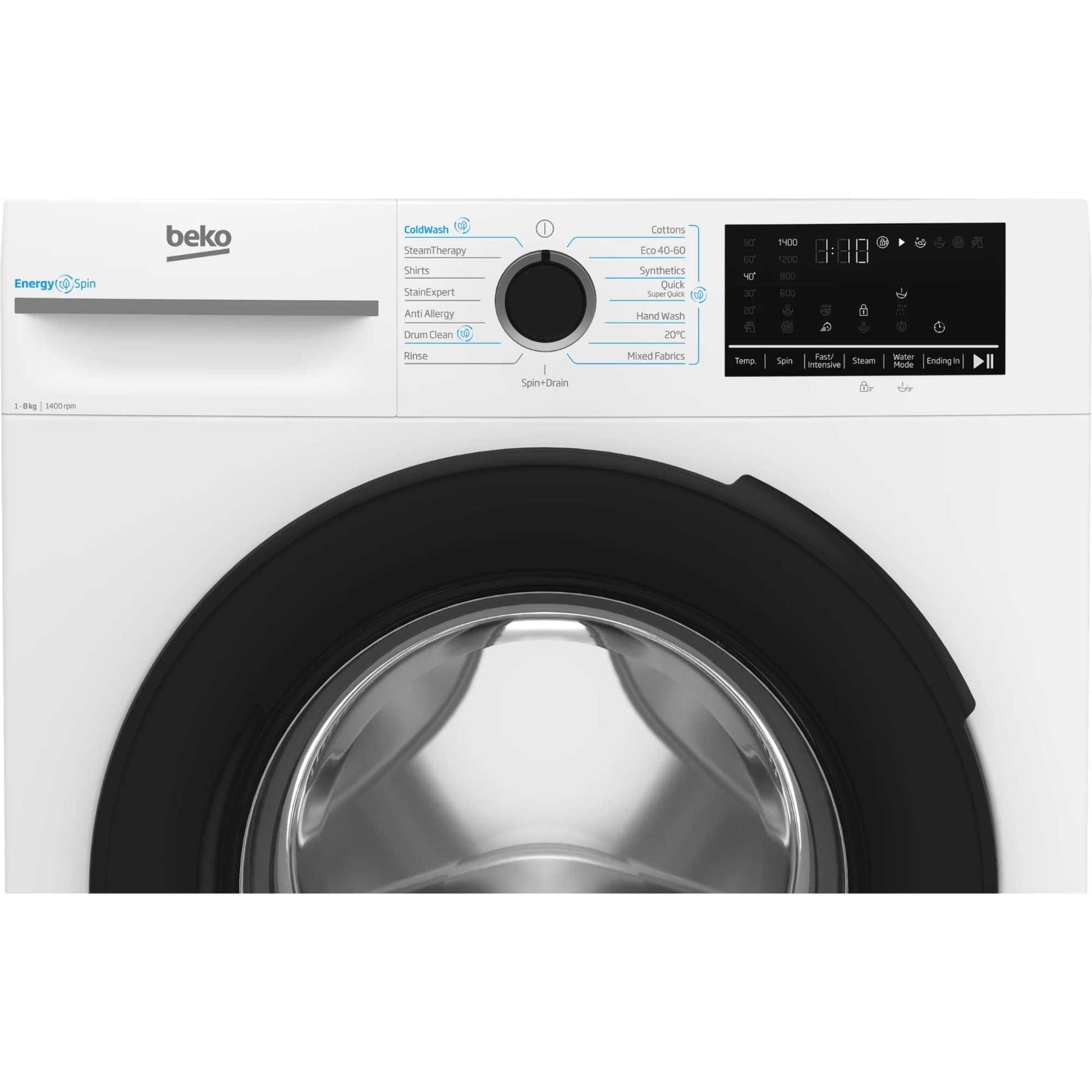 Beko 8kg 1400rpm Washing Machine - BM3WT4841IW