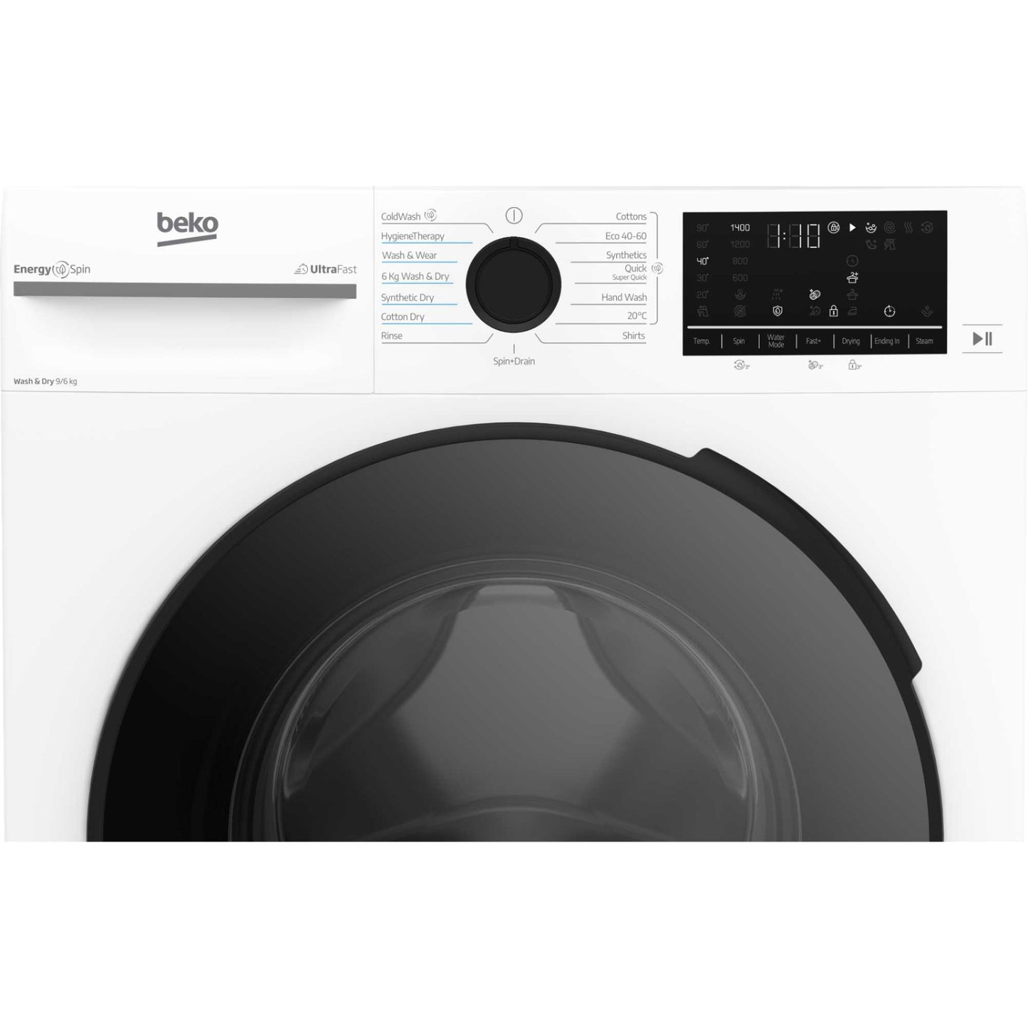 Beko 9kg Wash 6kg Dry 1400rpm Washer Dryer - BM5D59645UW