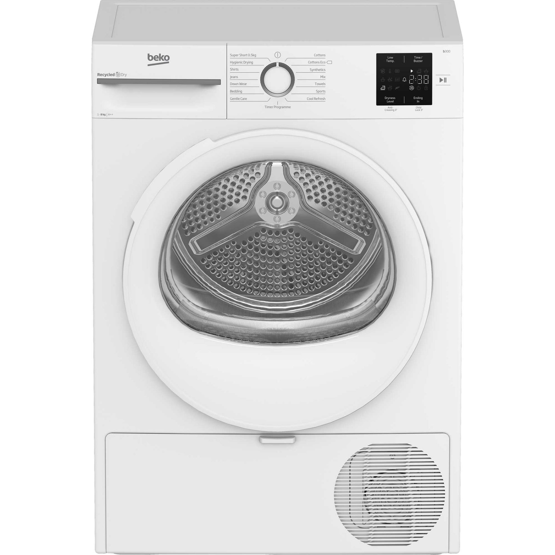 Beko 8kg Heat Pump Tumble Dryer - BMN3T3823W