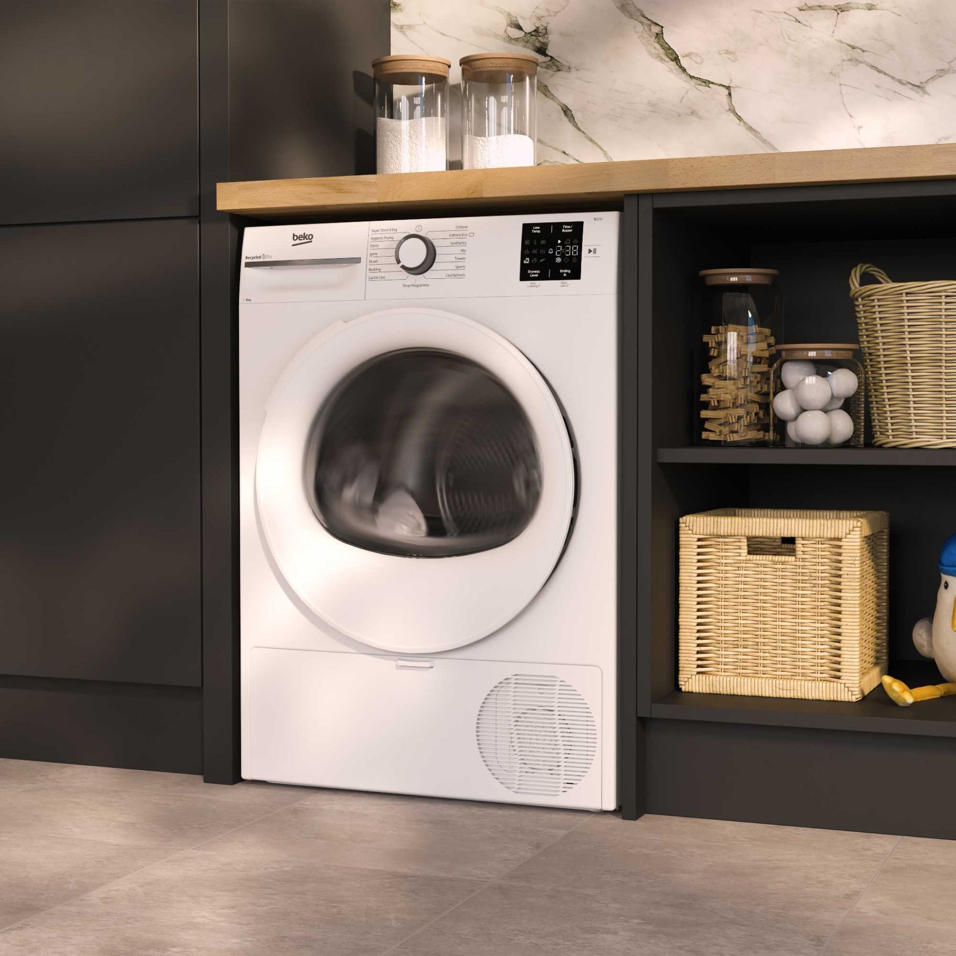 Beko 8kg Heat Pump Tumble Dryer - BMN3T3823W