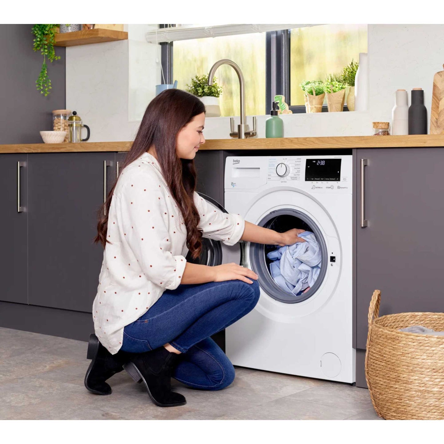 Beko B300 7kg 1200rpm Washing Machine - BW1O3721W