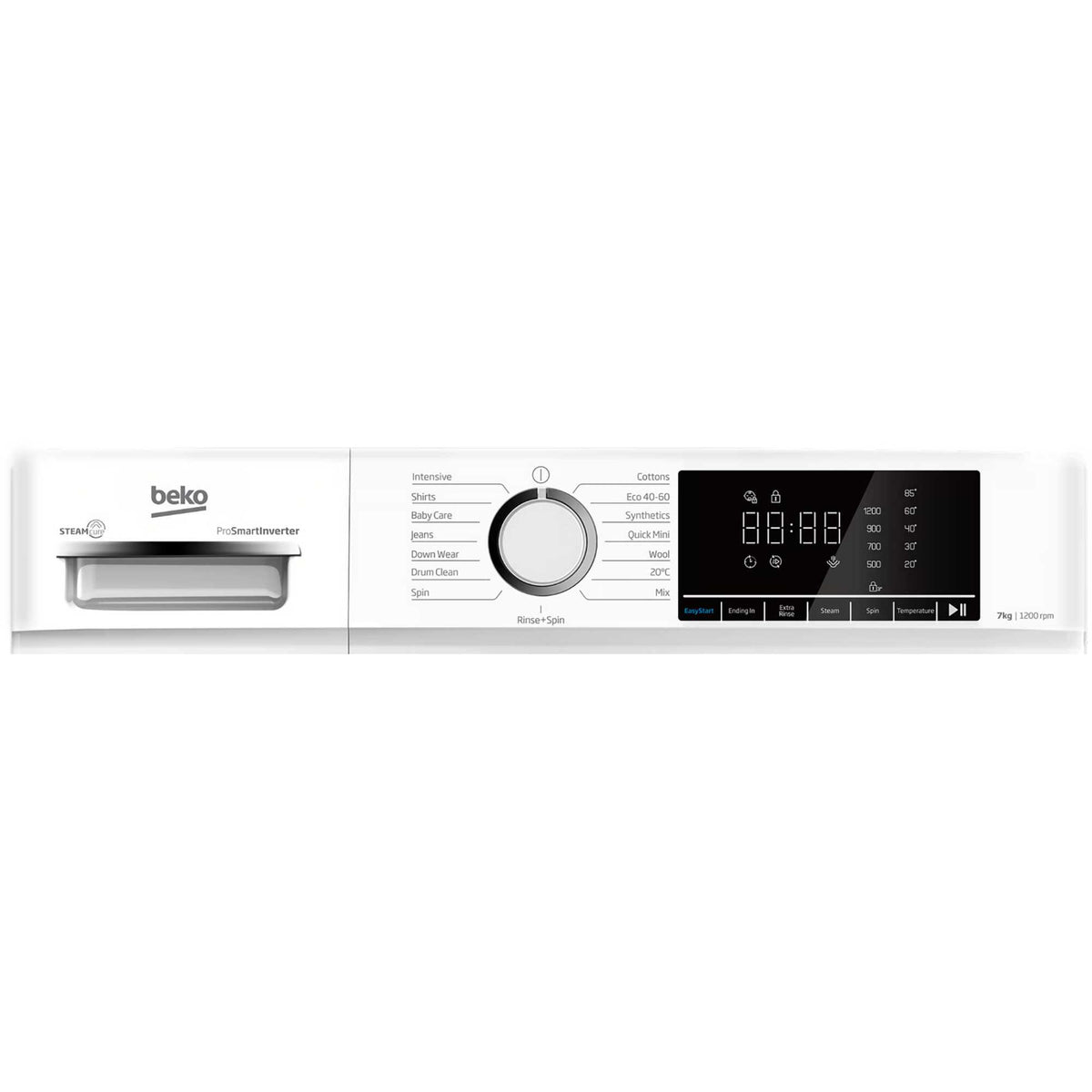 Beko 7kg 1200rpm Spin Washing Machine - BWC7121W