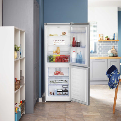 Beko Frost Free Fridge Freezer 50/50 No Frost - Silver - CFG4552S