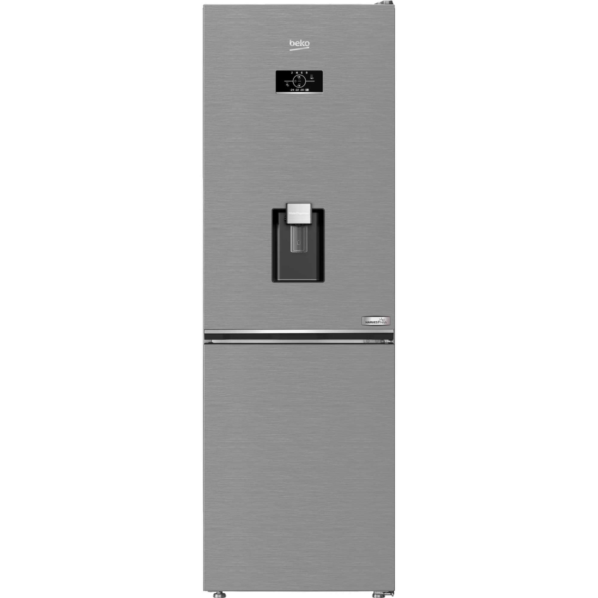 Beko Freestanding Fridge Freezer 70/30 AeroFlow Stainless Steel - CNB3G4686DVP