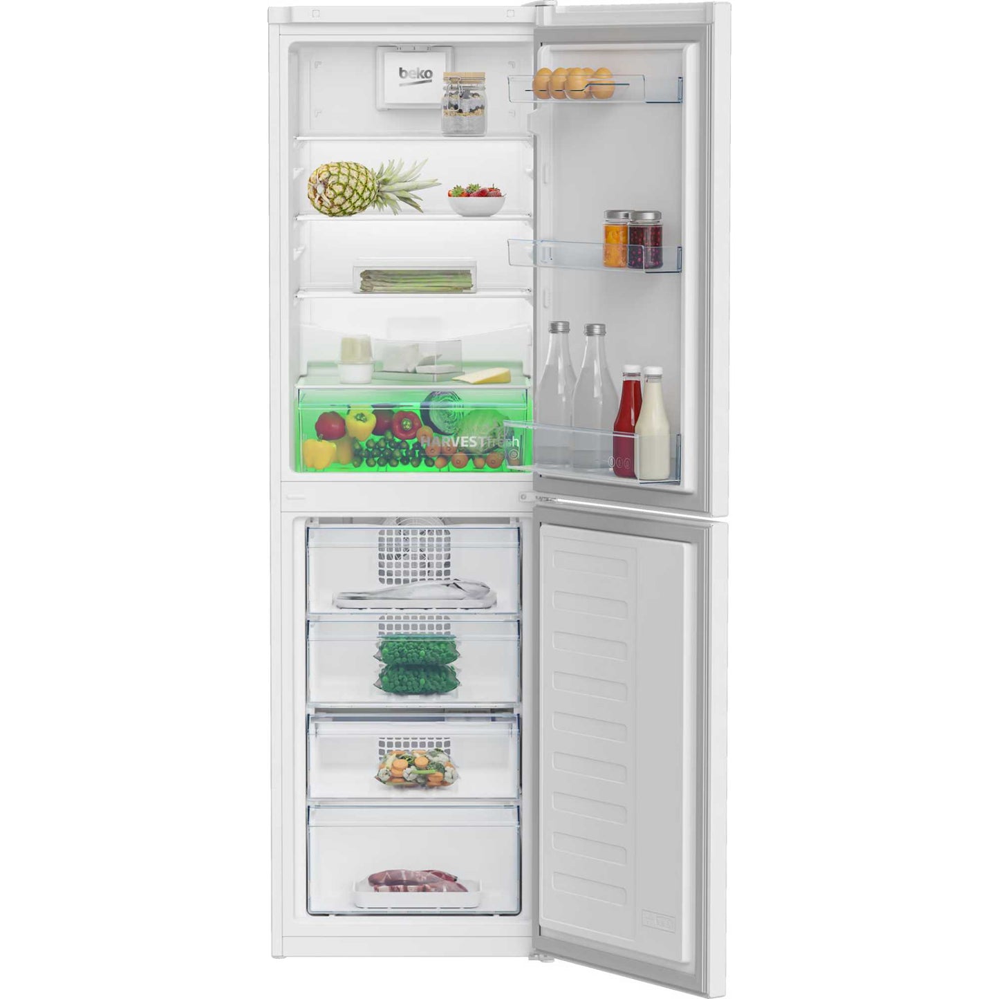 Beko Fridge Freezer 50/50 Frost Free - White - CNG4582VW