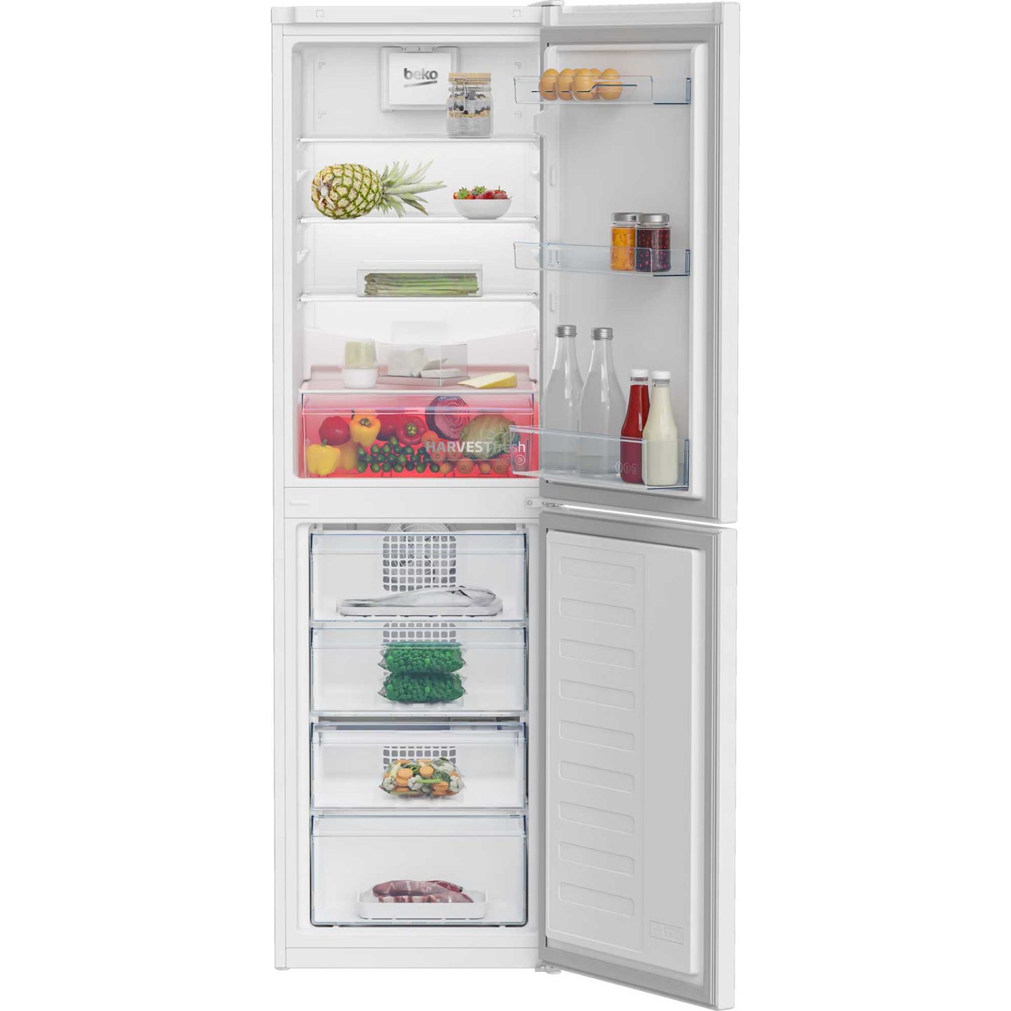 Beko Fridge Freezer 50/50 Frost Free - White - CNG4582VW