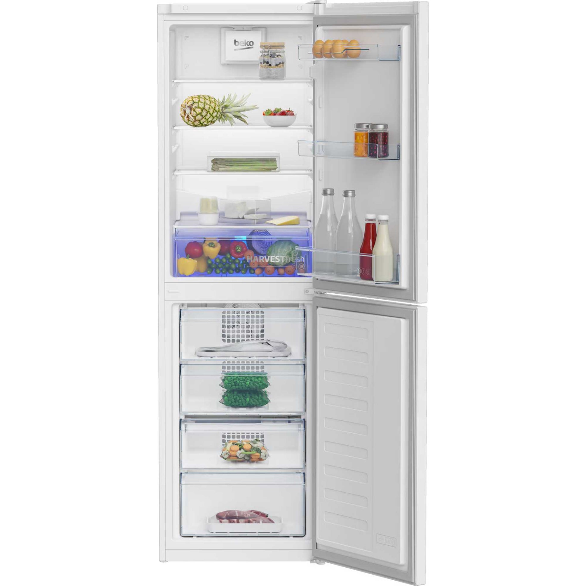 Beko Fridge Freezer 50/50 Frost Free - White - CNG4582VW