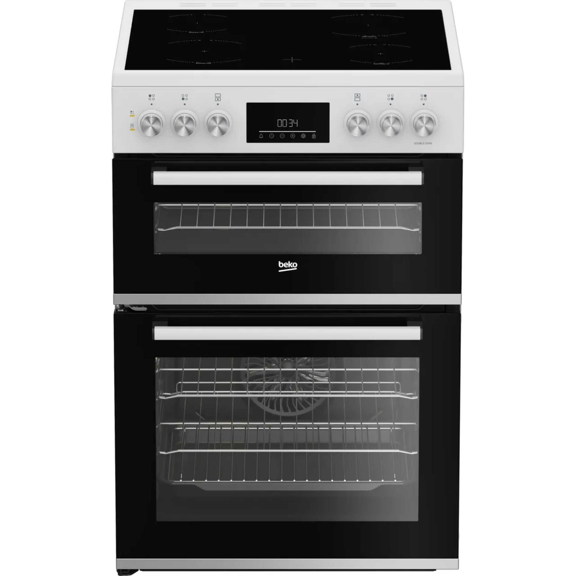 Beko 60cm Electric Double Oven Cooker - FDC6731W