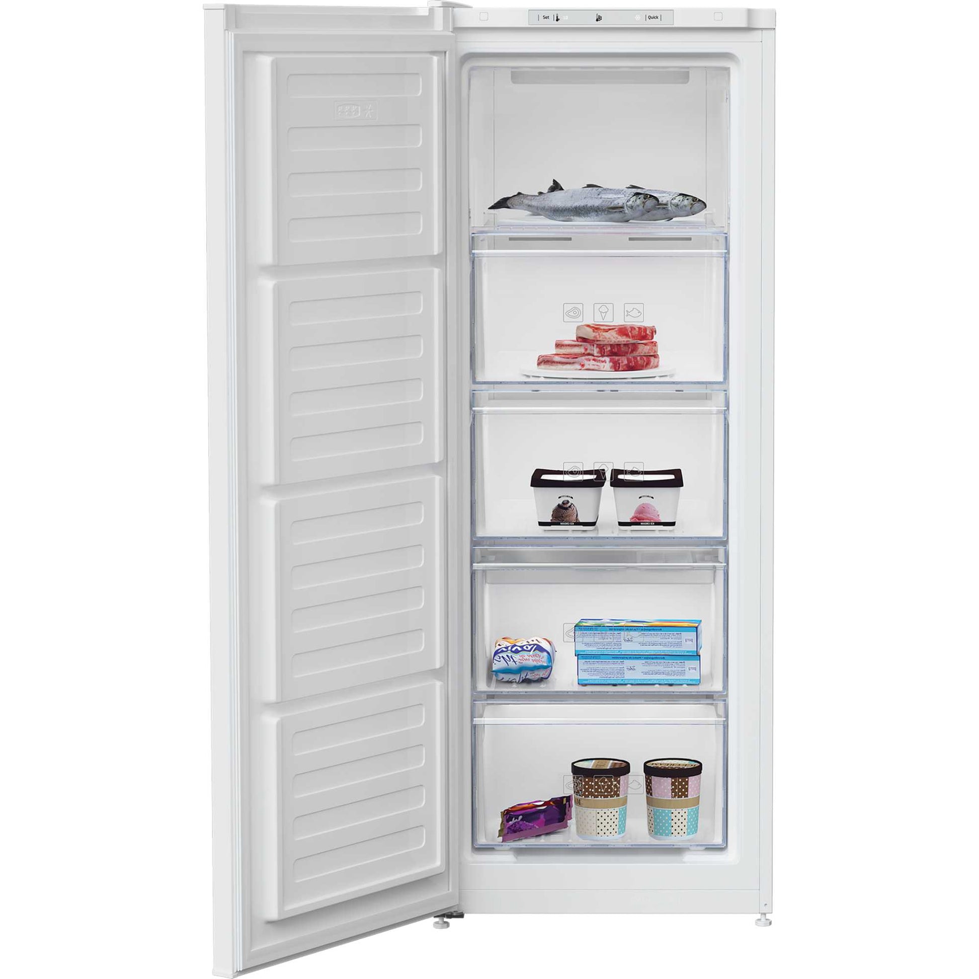 Beko Tall Freezer Frost Free - White - FFG4545W