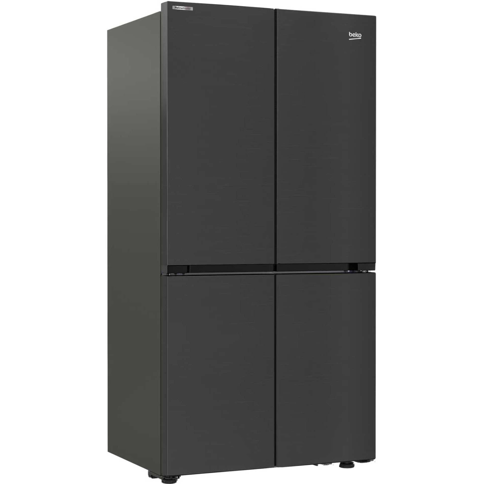 Beko American Style Fridge Freezer 50/50 NeoFrost - Black Steel - GN446224VPZ