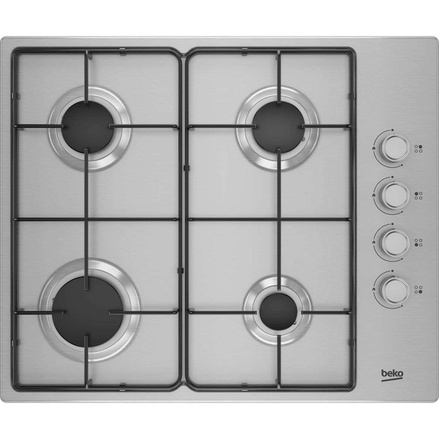 Beko HIBG64120SX 60cm Gas Hob Stainless Steel