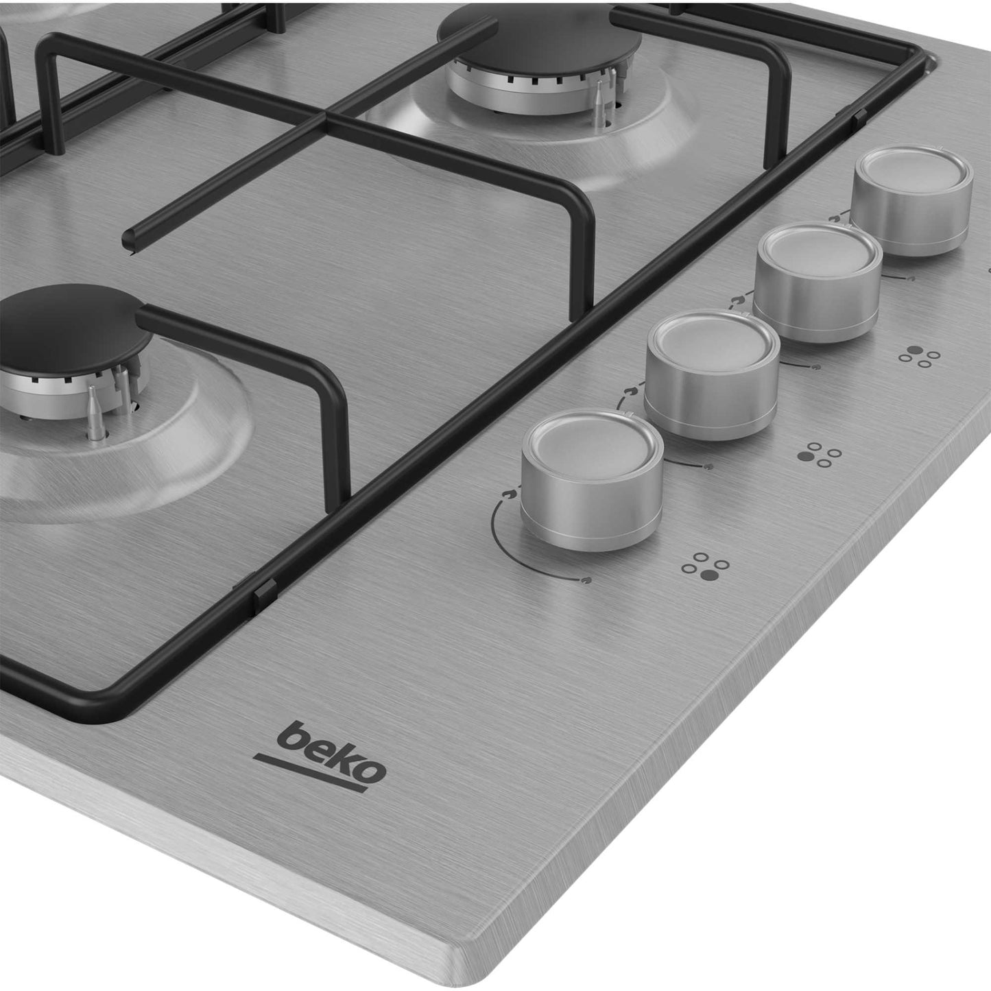 Beko HIBG64120SX 60cm Gas Hob Stainless Steel