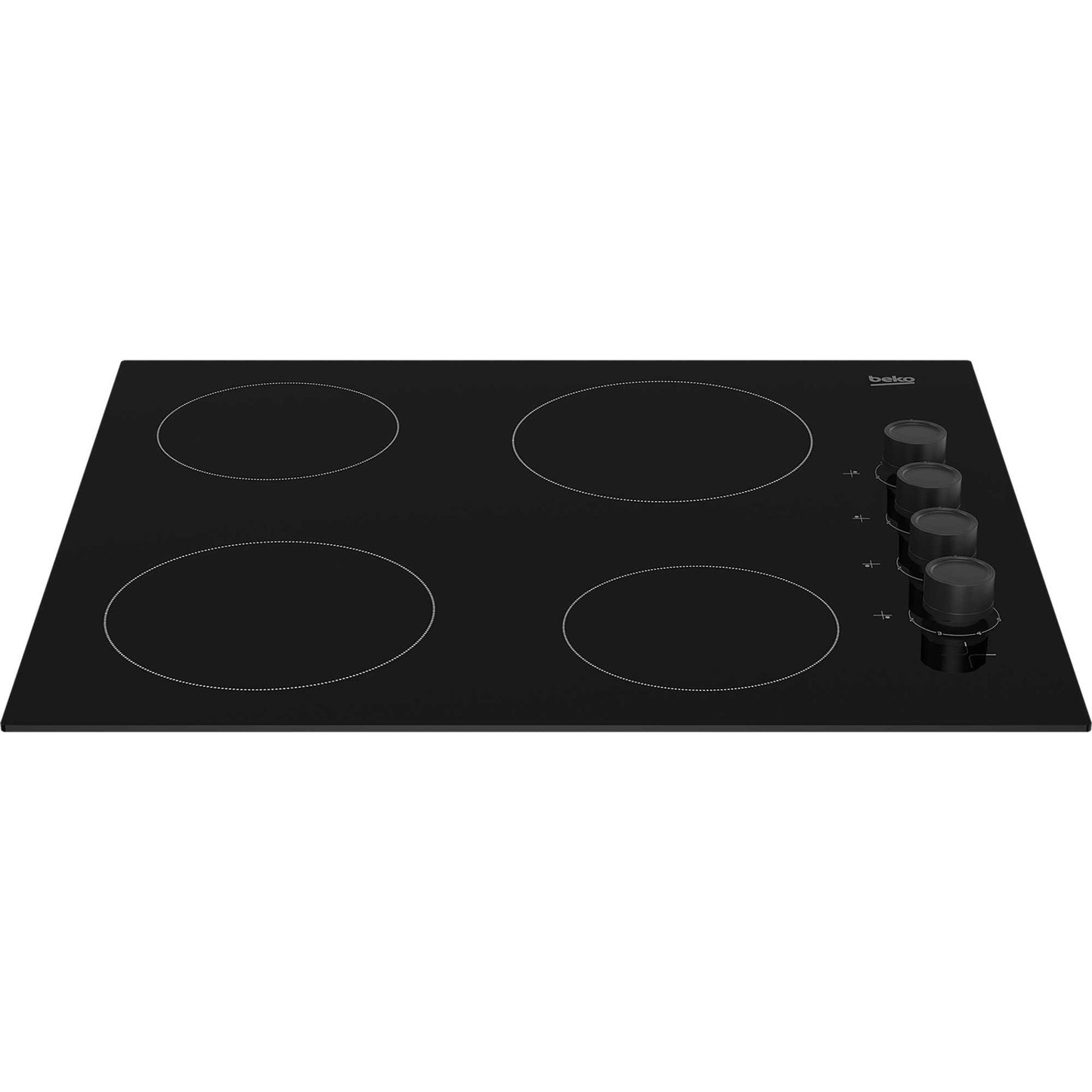 Beko HIC64102 4 Burner 60cm Electric Ceramic Hob