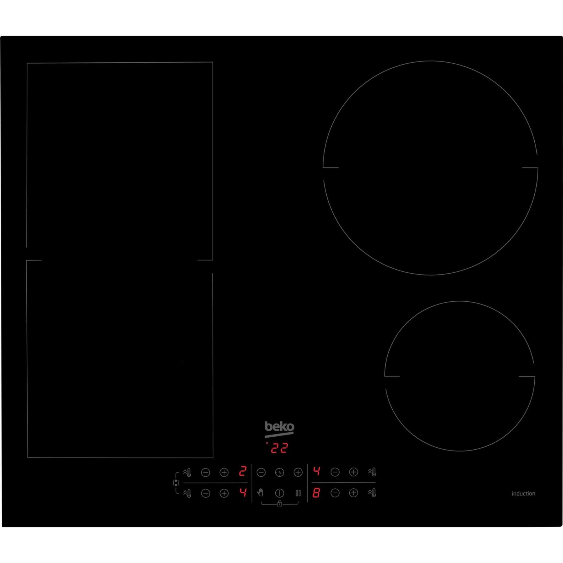 Beko HII64201MT 60cm 4 Zone Induction Hob