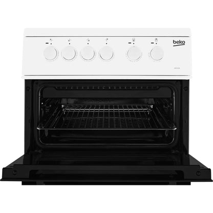 Beko 50cm Electric Single Oven Cooker - KD533AW