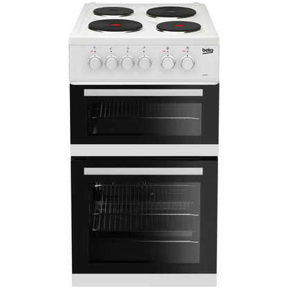 Beko 50cm Electric Single Oven Cooker - KD533AW