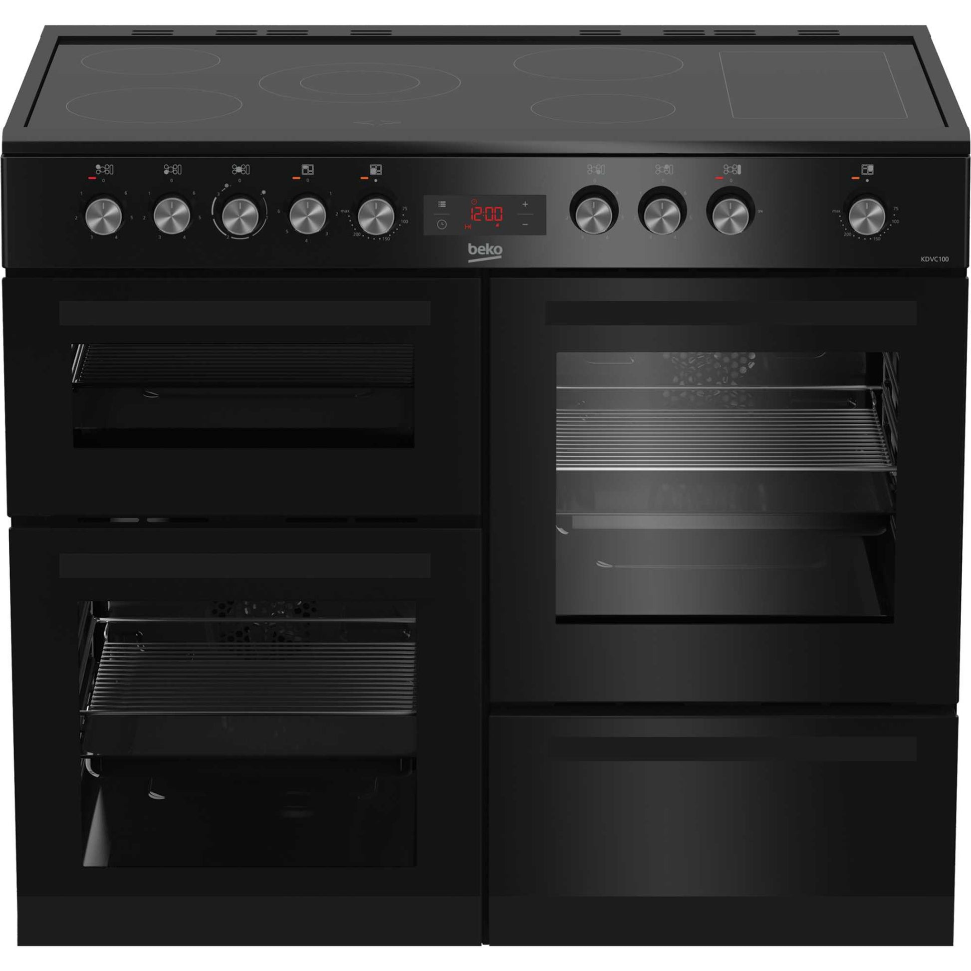 Beko 100cm Electric Range Cooker - KDVC100K