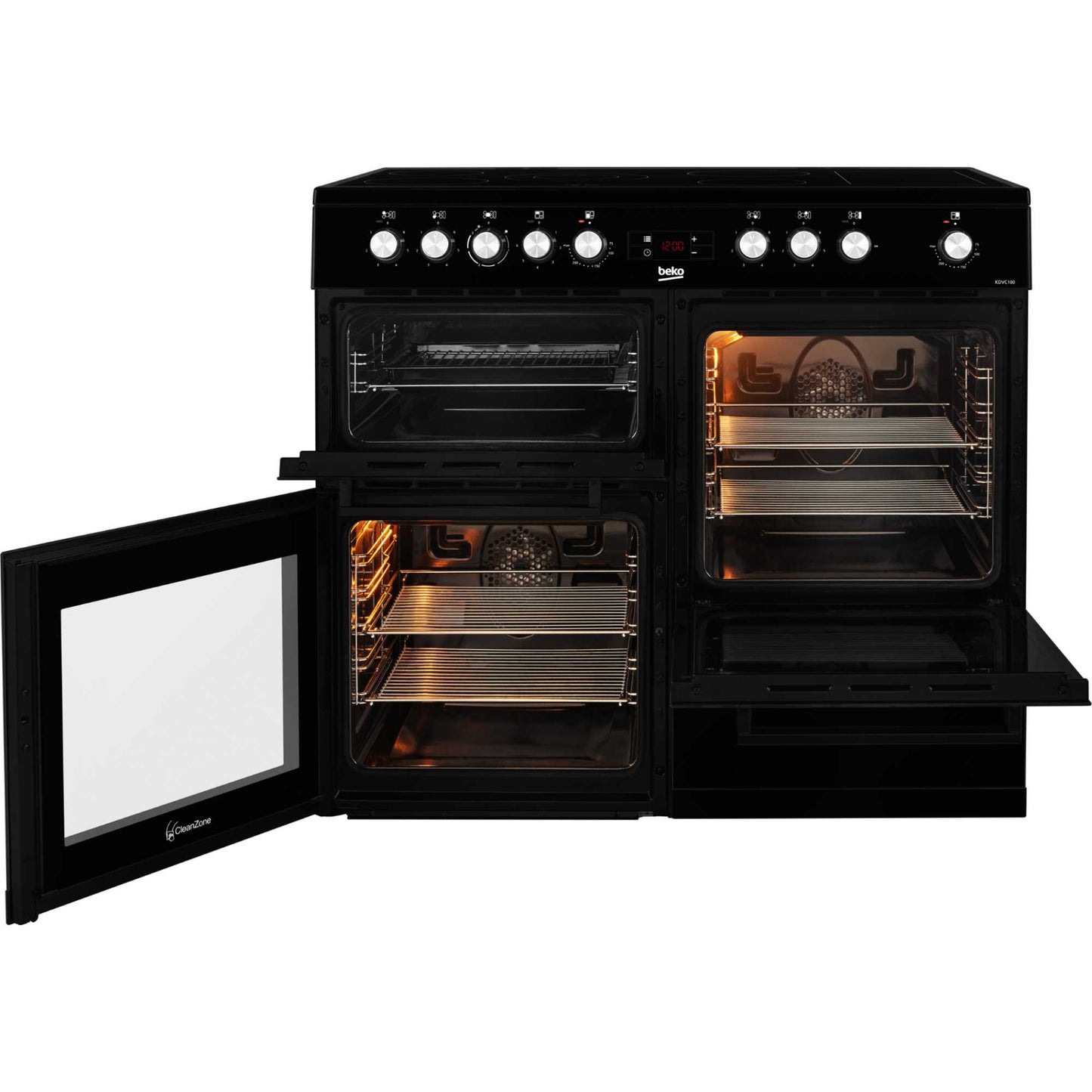 Beko 100cm Electric Range Cooker - KDVC100K