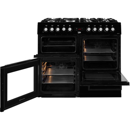 Beko 100cm Dual Fuel Range Cooker - KDVF100K