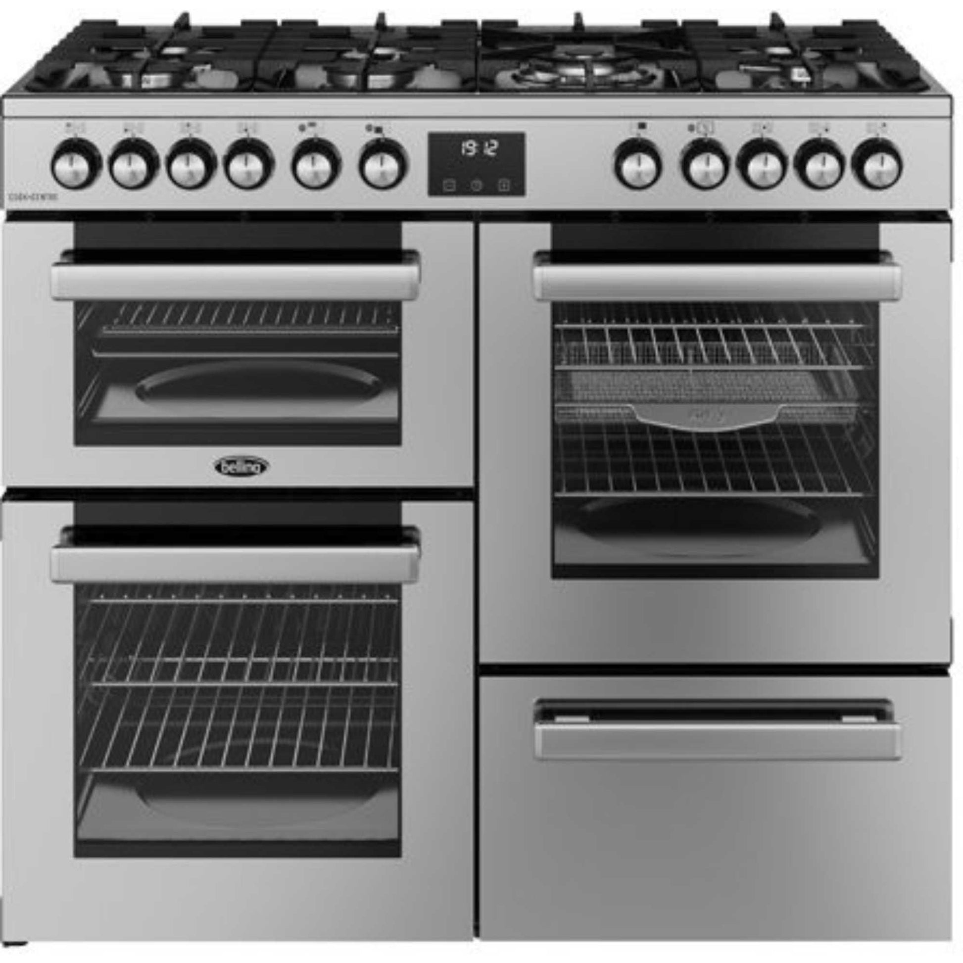 Belling Cookcentre 100DF 100cm Dual Fuel Range Cooker - 444411800