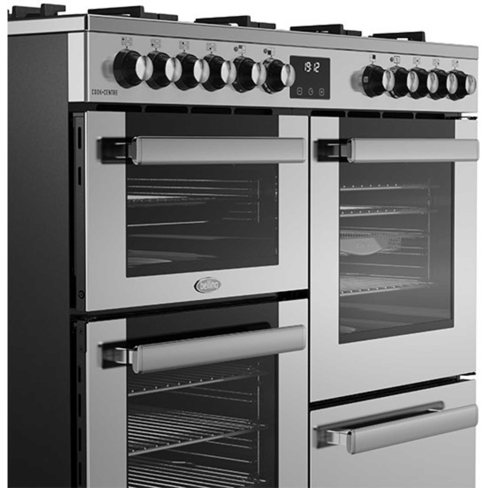 Belling Cookcentre 100DF 100cm Dual Fuel Range Cooker - 444411800