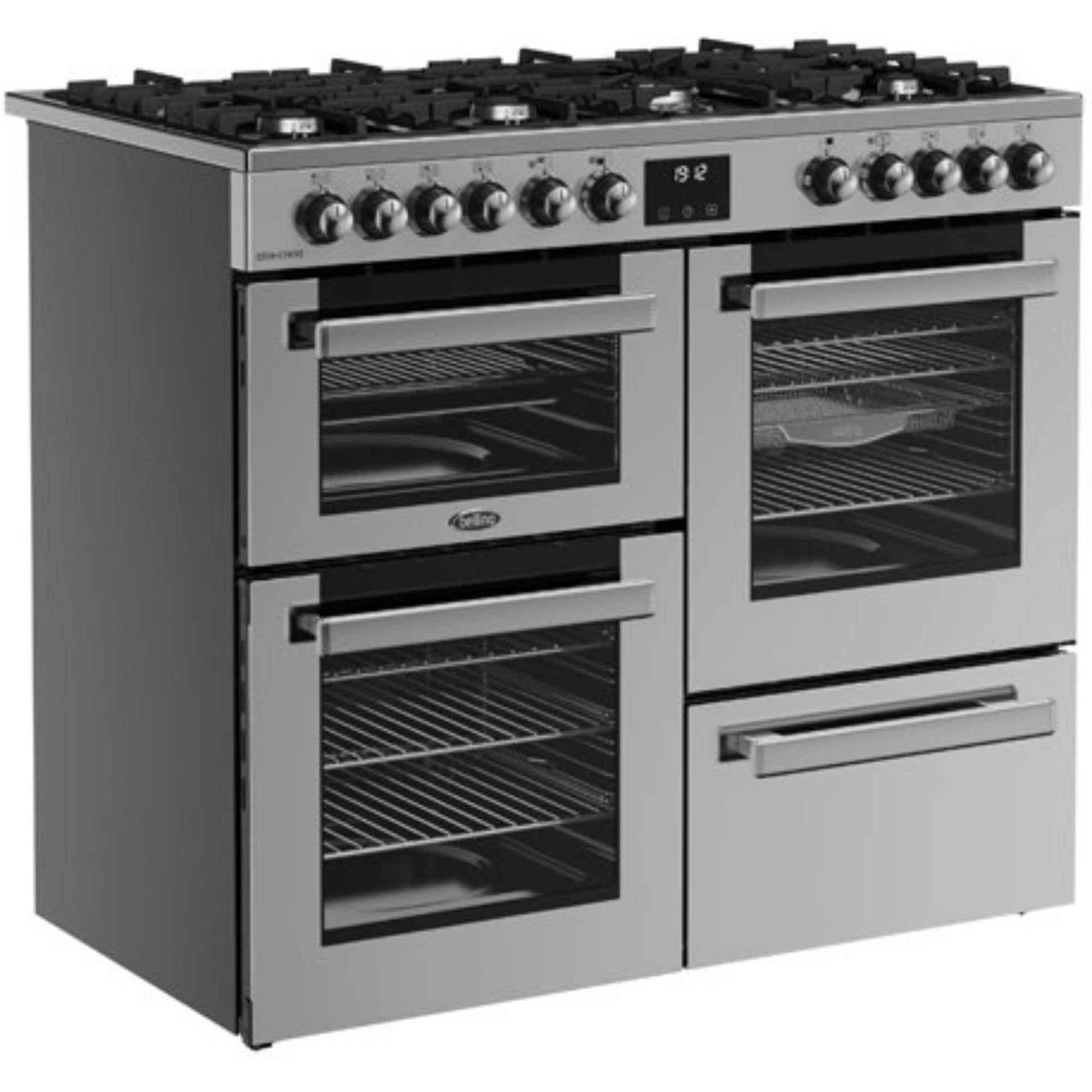 Belling Cookcentre 100DF 100cm Dual Fuel Range Cooker - 444411800
