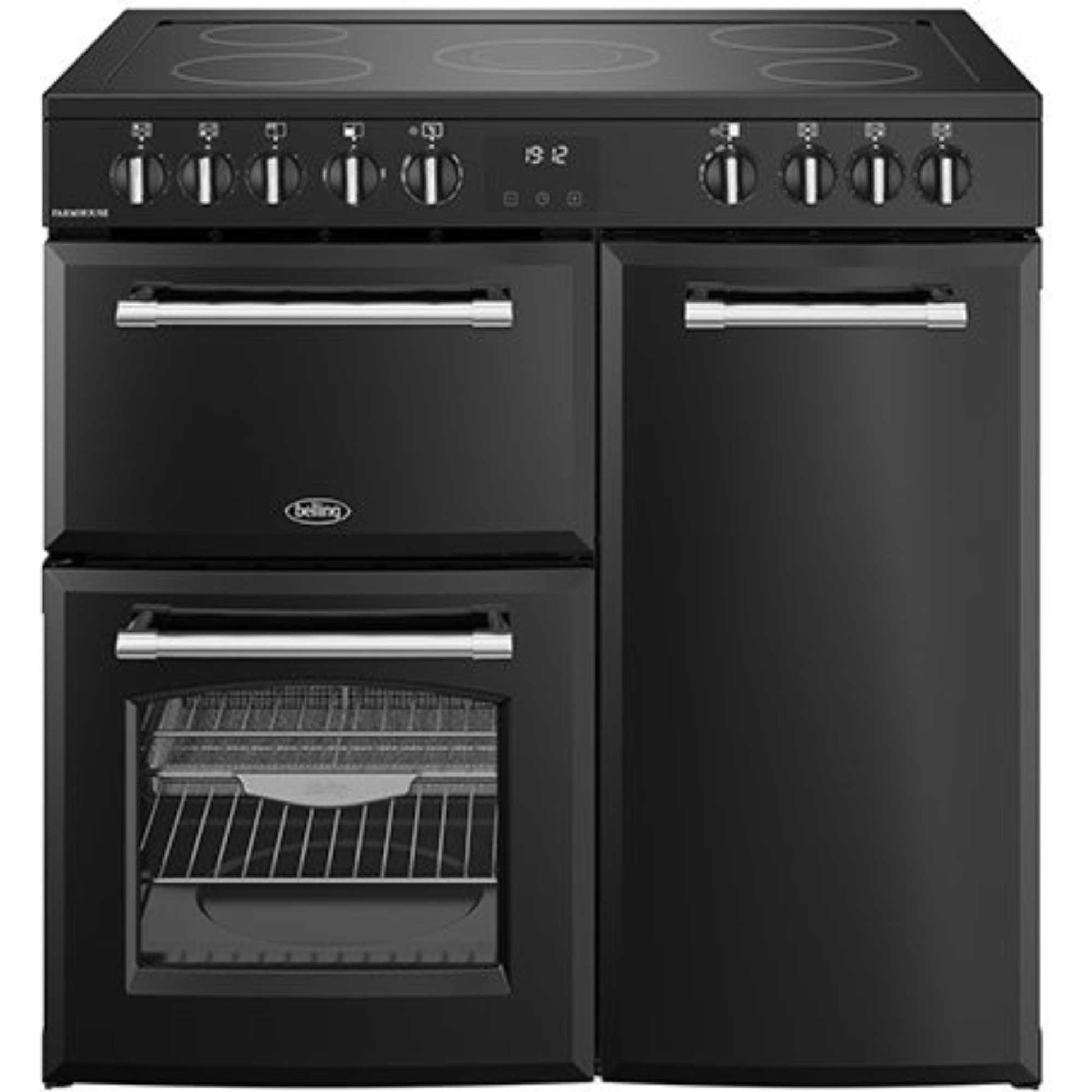 Belling Farmhouse 90E 90cm Electric Range Cooker - 444411817