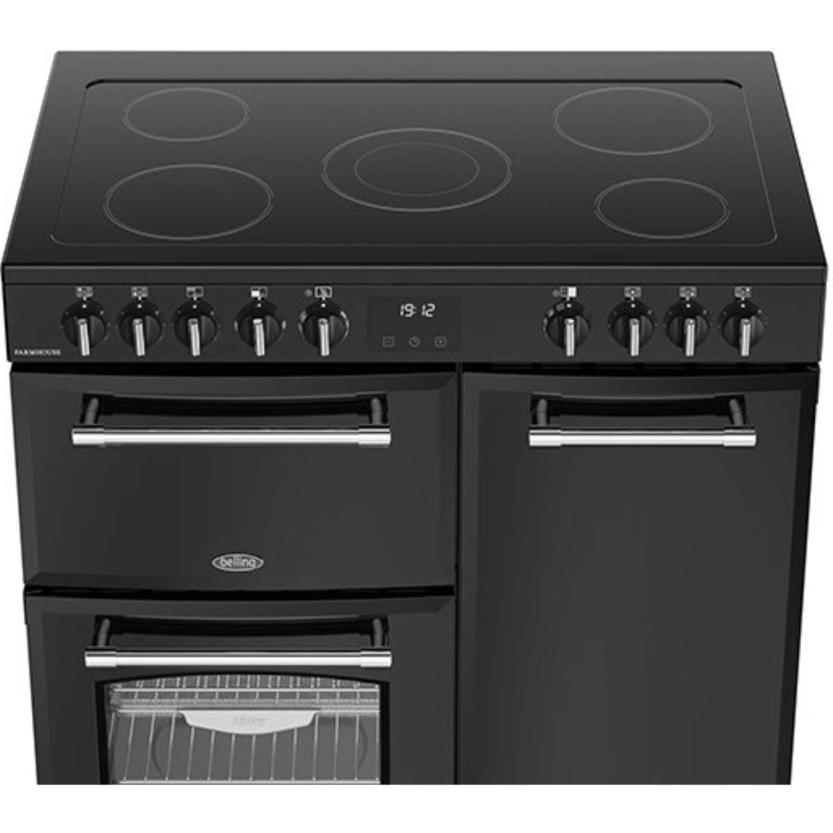 Belling Farmhouse 90E 90cm Electric Range Cooker - 444411817