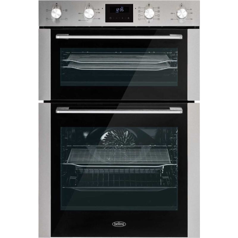 Belling BI903MFCSTA 60cm Built-In Double Oven - Stainless Steel