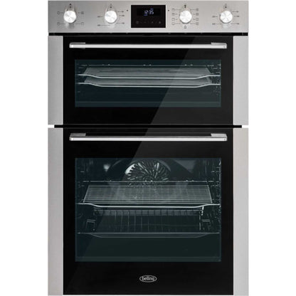 Belling BI903MFCSTA 60cm Built-In Double Oven - Stainless Steel