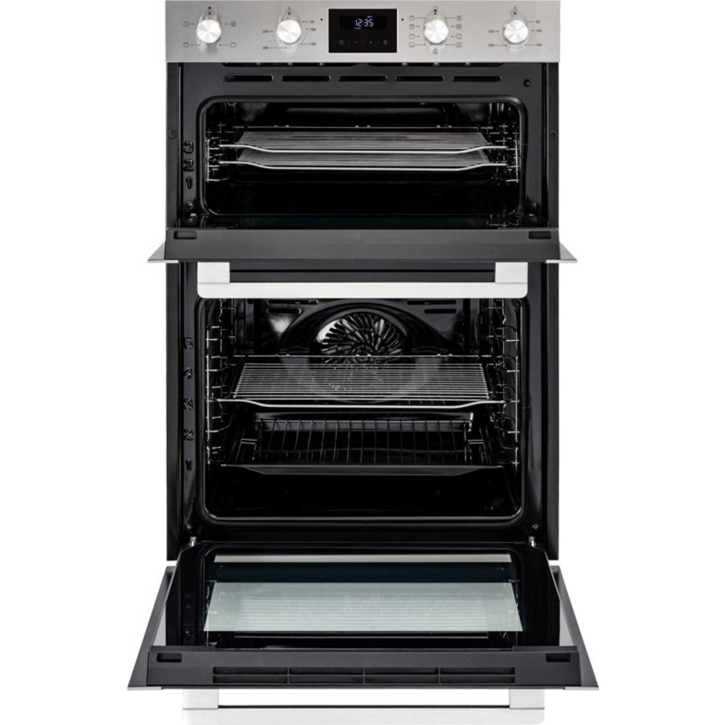Belling BI903MFCSTA 60cm Built-In Double Oven - Stainless Steel