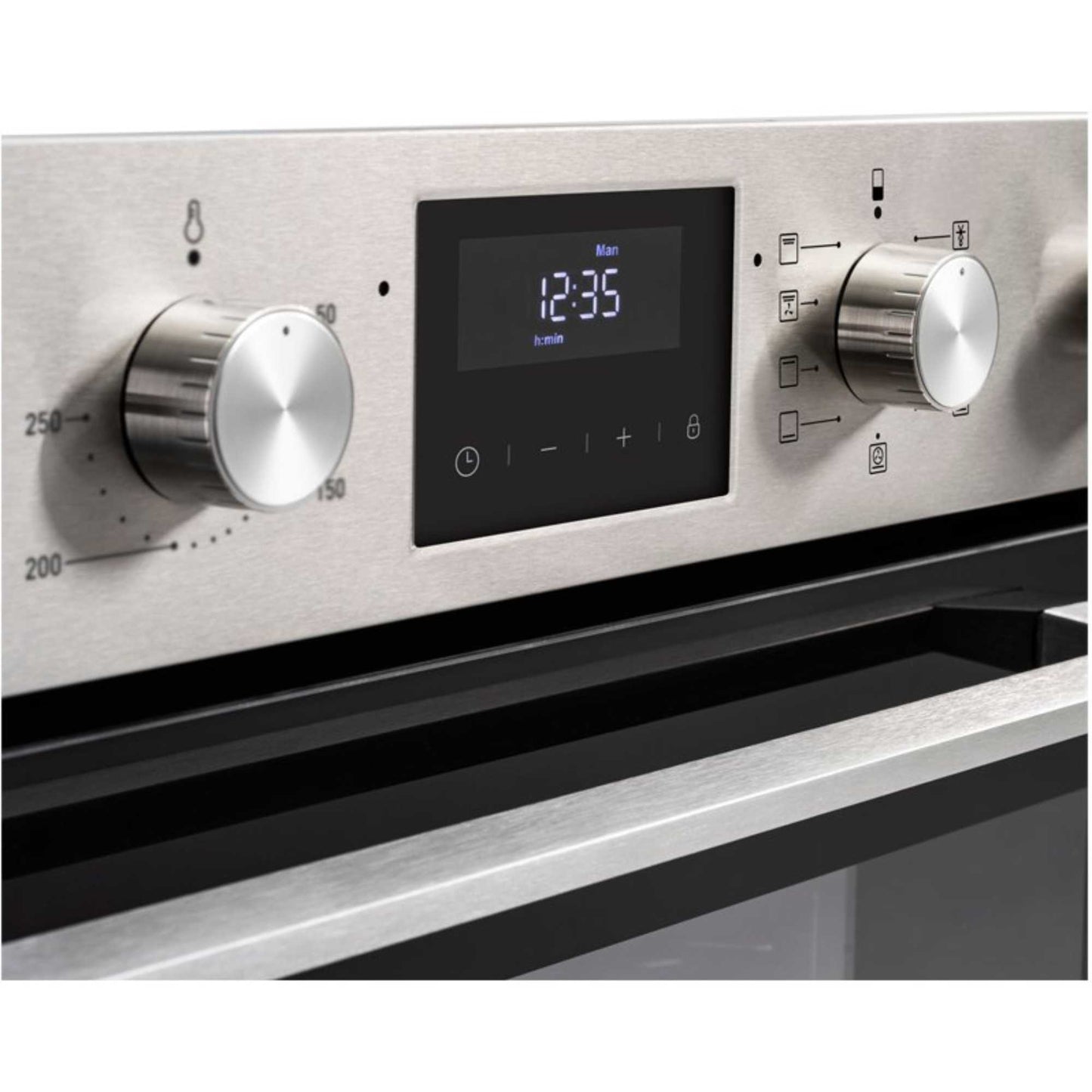Belling BI903MFCSTA 60cm Built-In Double Oven - Stainless Steel