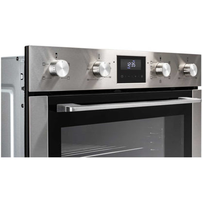 Belling BI903MFCSTA 60cm Built-In Double Oven - Stainless Steel