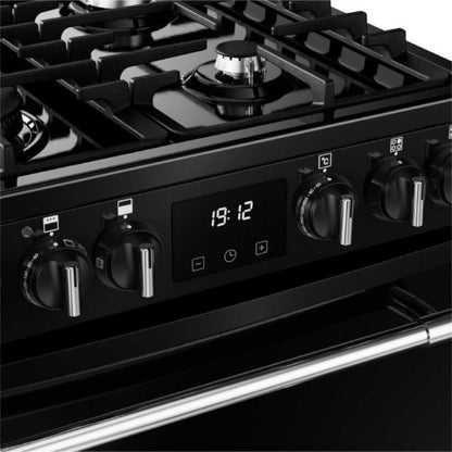 Belling Farmhouse 60DF Mini Range 60cm Dual Fuel Double Oven Cooker - MRAFHOUSE60DFBLK