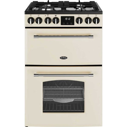 Belling Farmhouse 60DF Mini Range 60cm Dual Fuel Double Oven Cooker - MRAFHOUSE60DFCRM