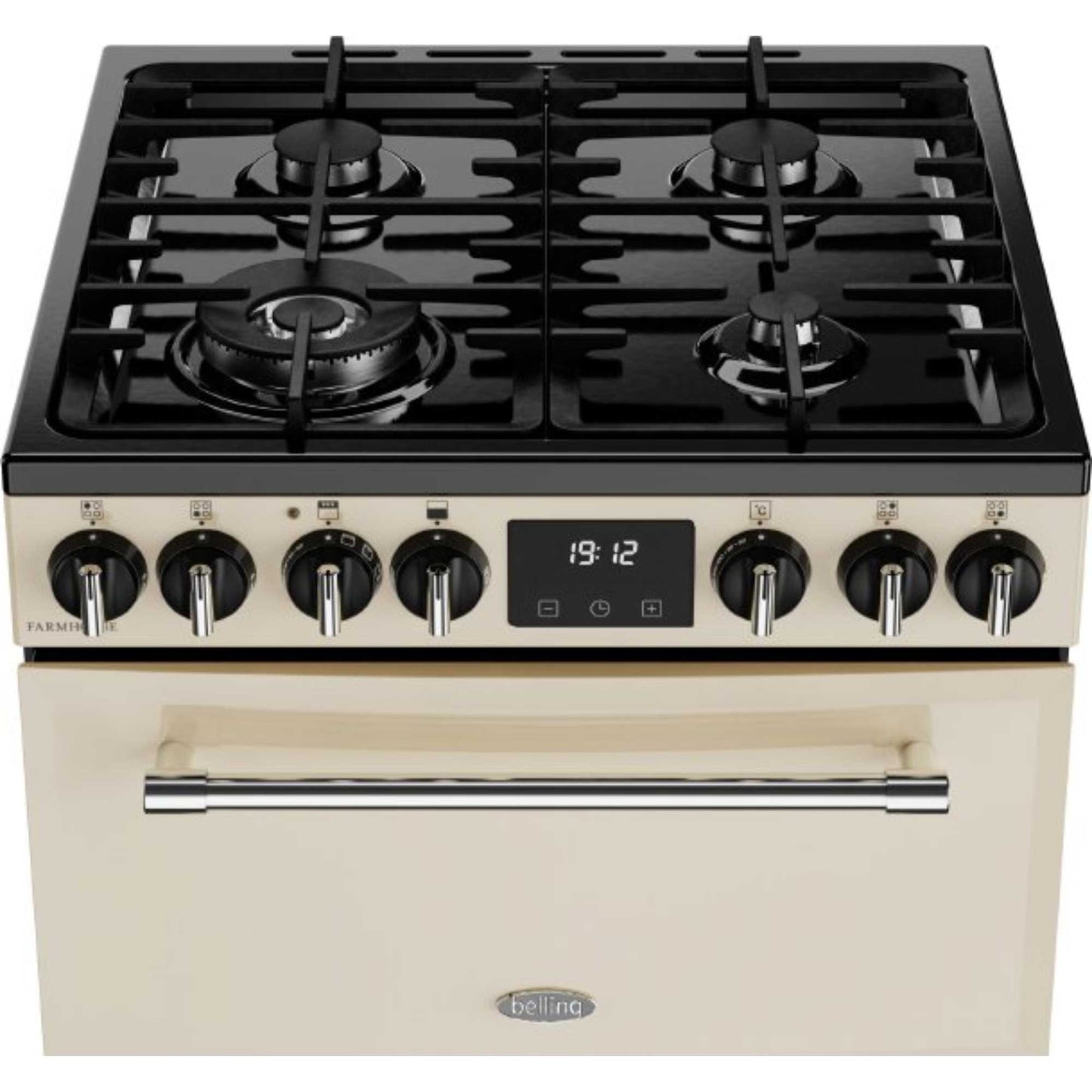 Belling Farmhouse 60DF Mini Range 60cm Dual Fuel Double Oven Cooker - MRAFHOUSE60DFCRM