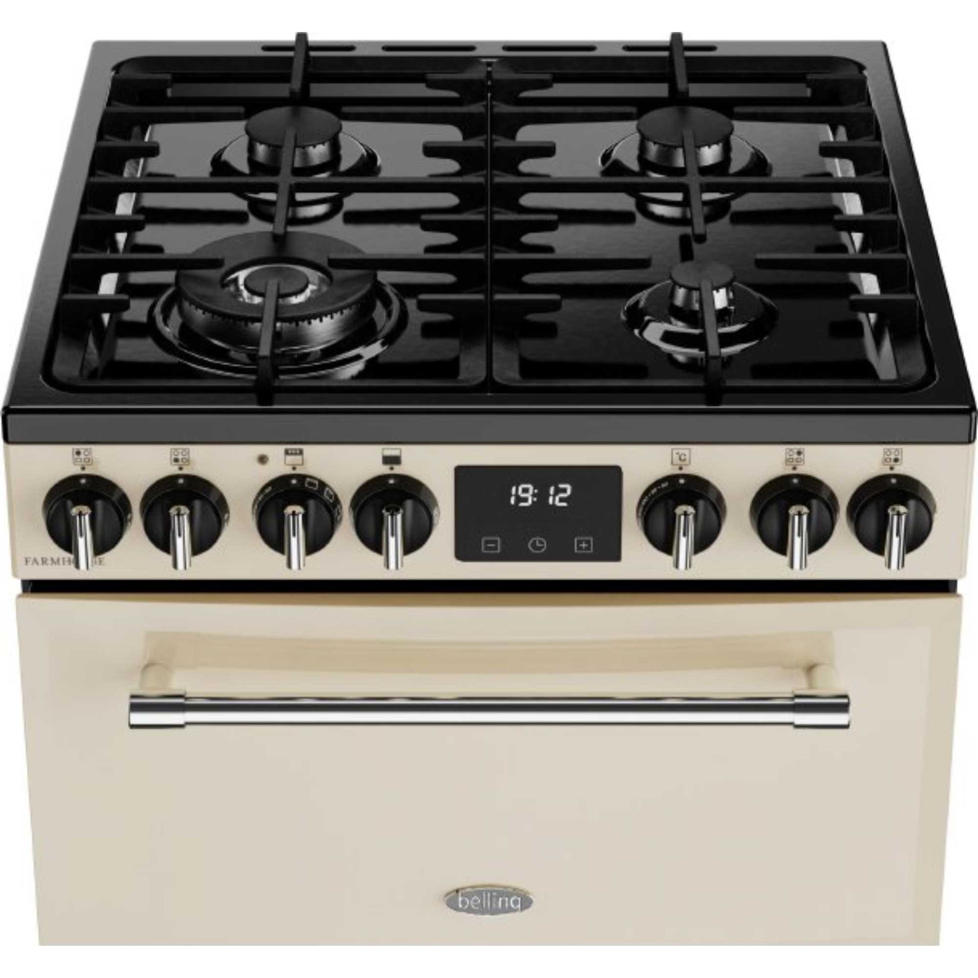 Belling Farmhouse 60DF Mini Range 60cm Dual Fuel Double Oven Cooker - MRAFHOUSE60DFCRM