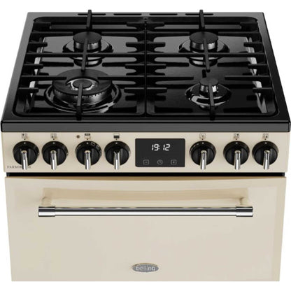 Belling Farmhouse 60DF Mini Range 60cm Dual Fuel Double Oven Cooker - MRAFHOUSE60DFCRM