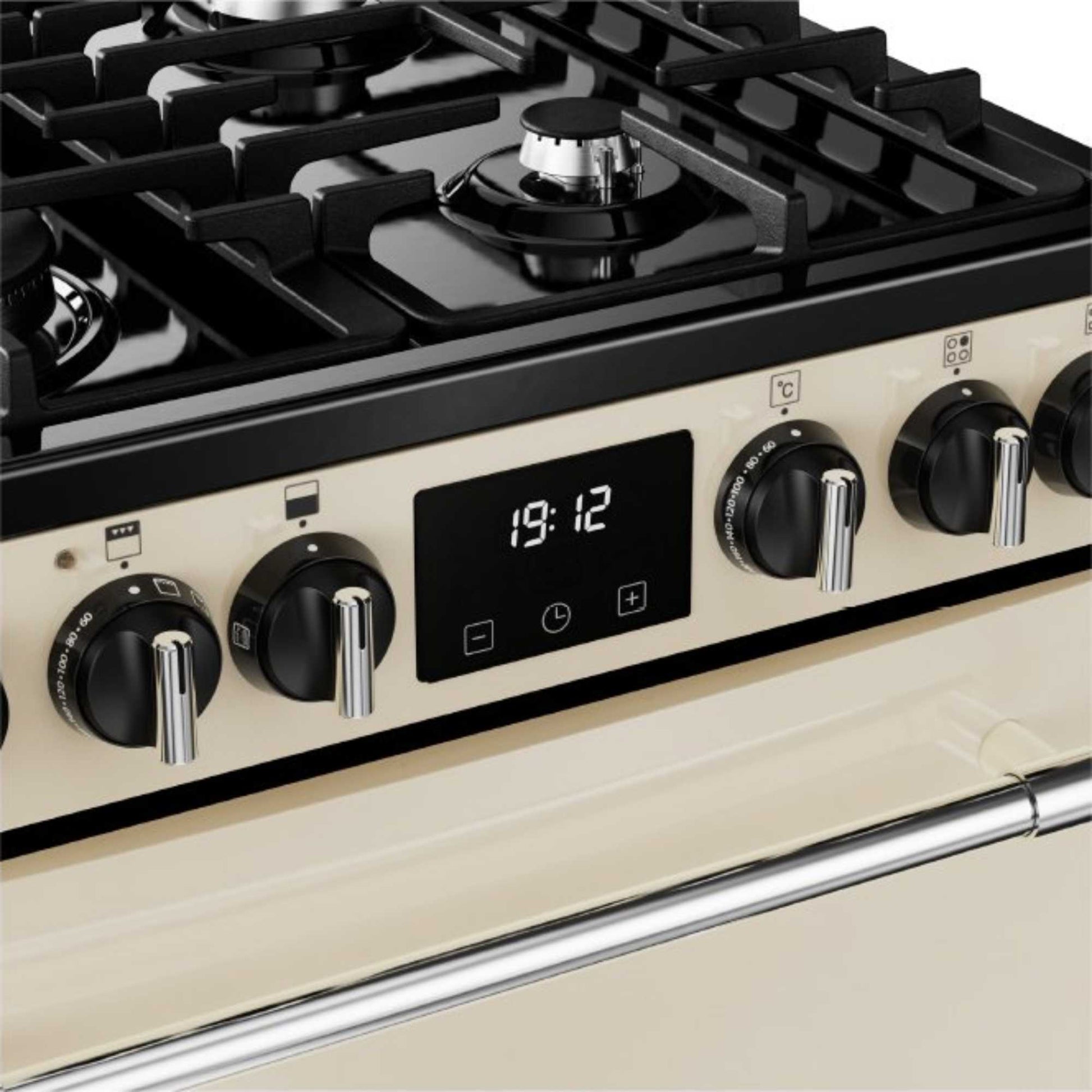 Belling Farmhouse 60DF Mini Range 60cm Dual Fuel Double Oven Cooker - MRAFHOUSE60DFCRM