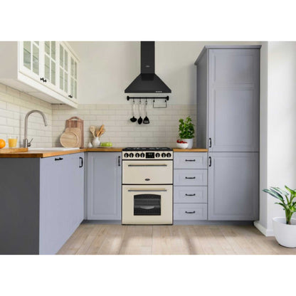 Belling Farmhouse 60DF Mini Range 60cm Dual Fuel Double Oven Cooker - MRAFHOUSE60DFCRM