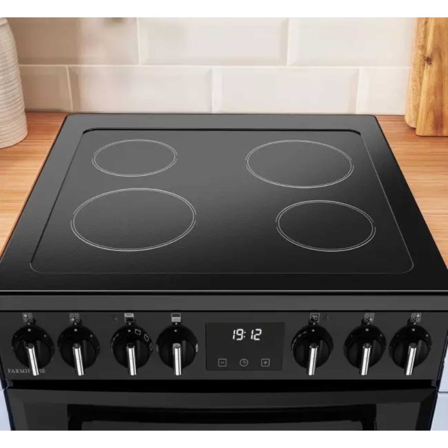 Belling 60cm Electric Double Oven Cooker - MRAFHOUSE60EBLK